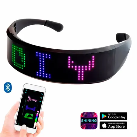 LED Light Up Glasses with Bluetooth - Imprint Now - CA