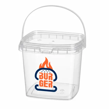 Square Transparent Drink Buckets - Imprint Now - CA