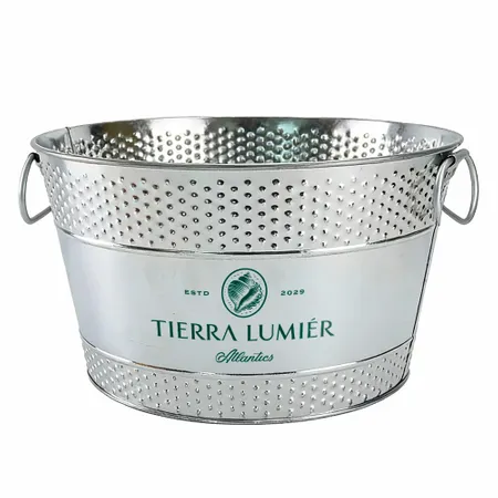 Galvanized Beverage & Ice Buckets - Imprint Now - CA