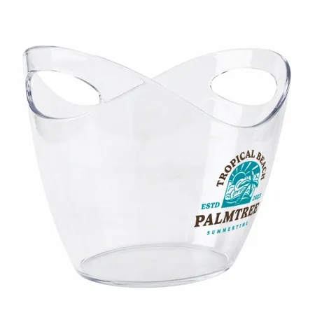 Curved Dual-Handle Drink Buckets - Imprint Now - CA