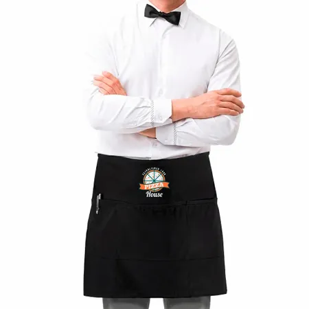 Server Pro Triple Pocket Waist Aprons - Imprint Now - CA