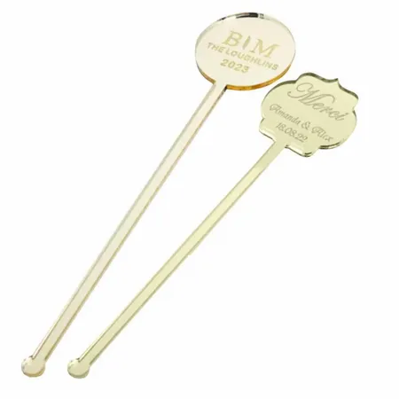 Metallic Acrylic Stir Sticks - Imprint Now - CA