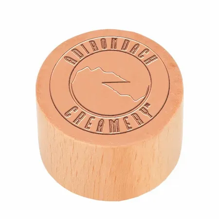 Round Wood Rubber Stamps - Imprint Now - CA