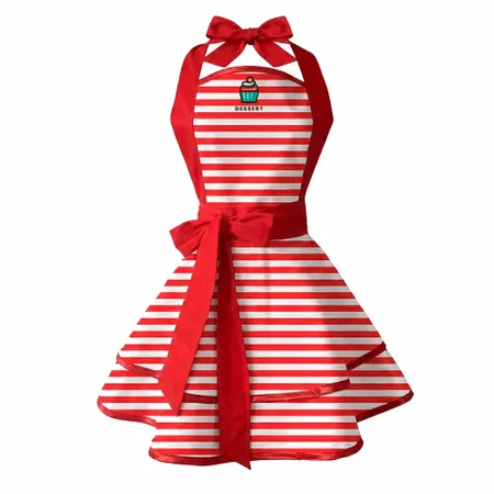 Classic Stripe Double Layer Cotton Aprons - Imprint Now - CA