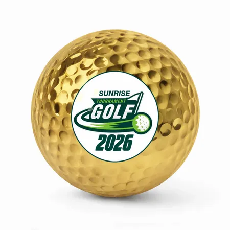 Metallic Golf Balls - Imprint Now - CA