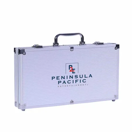 200ct Aluminium Poker Chip Cases - Imprint Now - CA