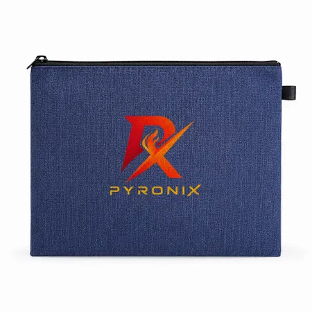Fabric Zippered Document Bags - Imprint Now - CA