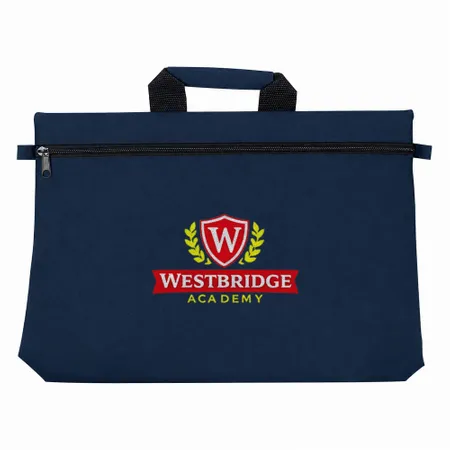 Polyester Zippered Document Bags - Imprint Now - CA
