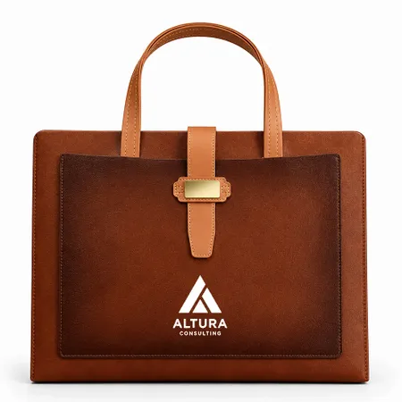 Leather Document Holders with Handle - Imprint Now - CA