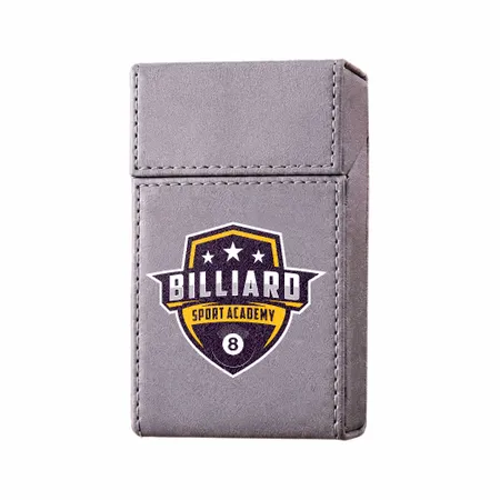 Flip Top PU Leather Full Bag Cigarette Cases - Imprint Now - CA
