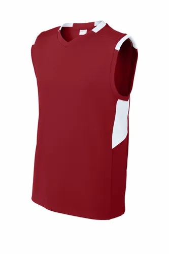 Deep Red/ White