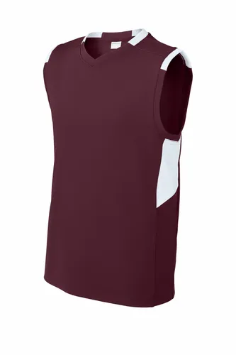 Maroon/ White