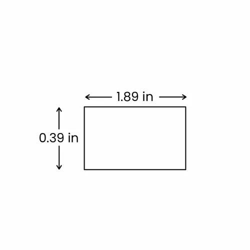 1 x 5 cm