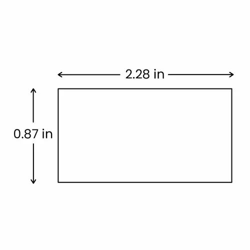 2 x 6 cm