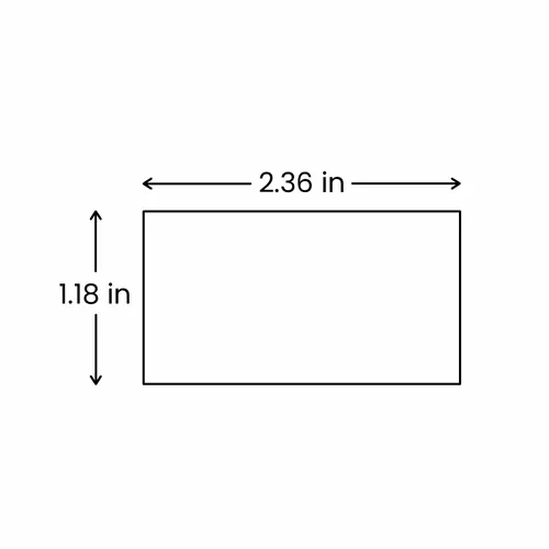 3 x 6 cm