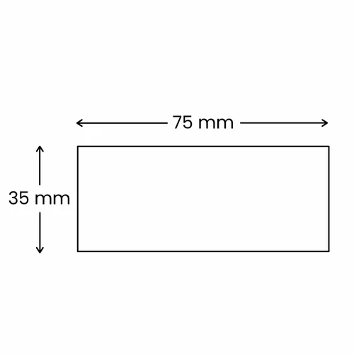 35 x 75 mm