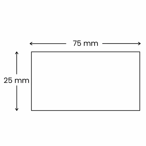 25 x 75 mm