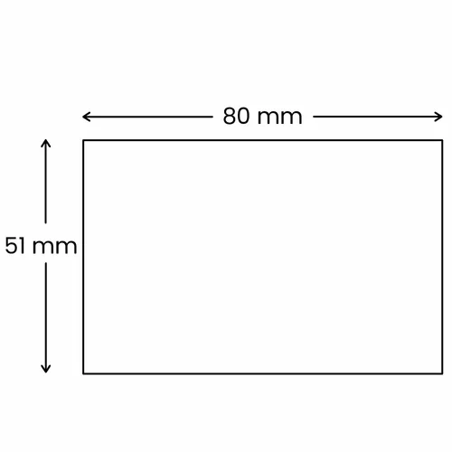 51 x 80 mm