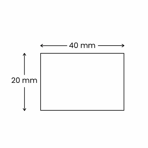 20 x 40 mm