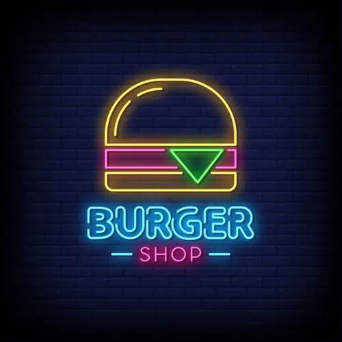 Burger Shop Neon Sign - Imprint Now - CA