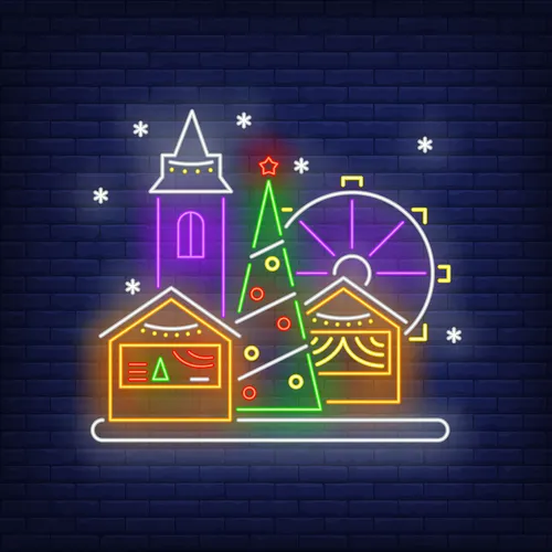 Christmas Fun Fair Neon Sign - Imprint Now - CA