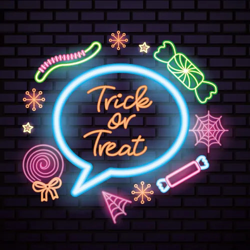 Cutie Trick Or Treat Neon Sign - Imprint Now - CA