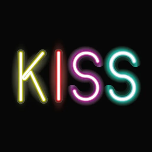 Kiss Neon Sign - Imprint Now - CA