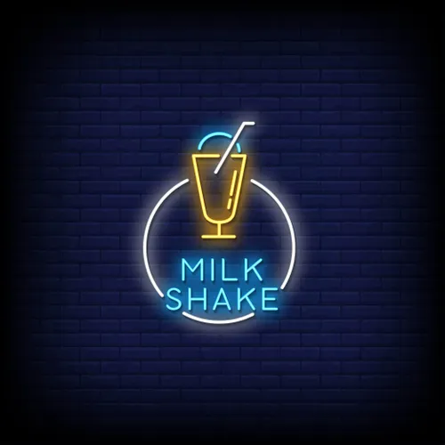 Milk Shake Neon Sign - Imprint Now - CA
