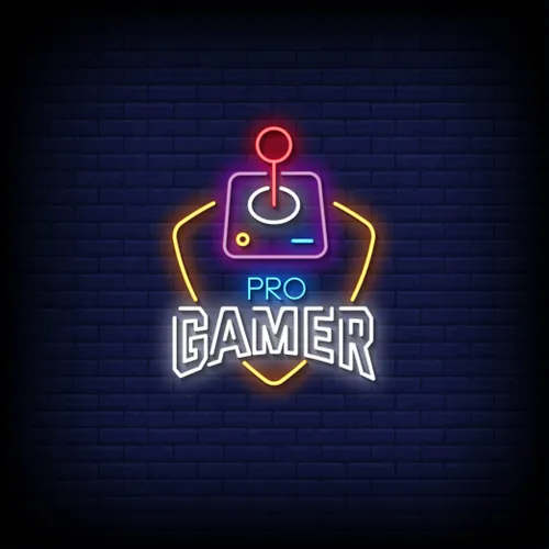 Pro Gamer Joystick Neon Sign - Imprint Now - CA