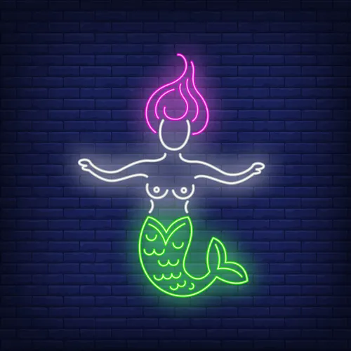Mermaid Neon Sign - Imprint Now - CA