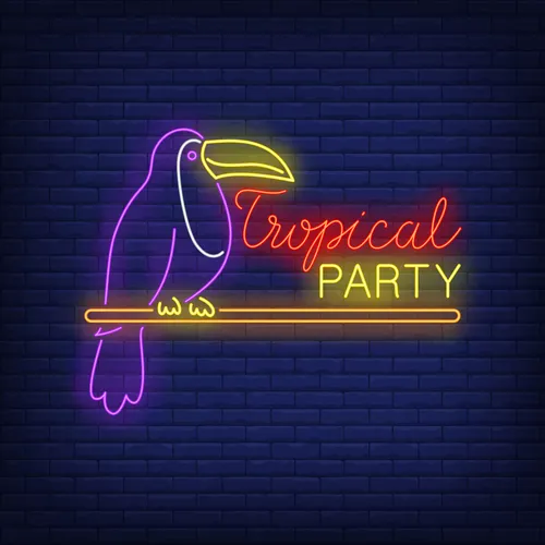 Tropical Party Neon Sign - Imprint Now - CA