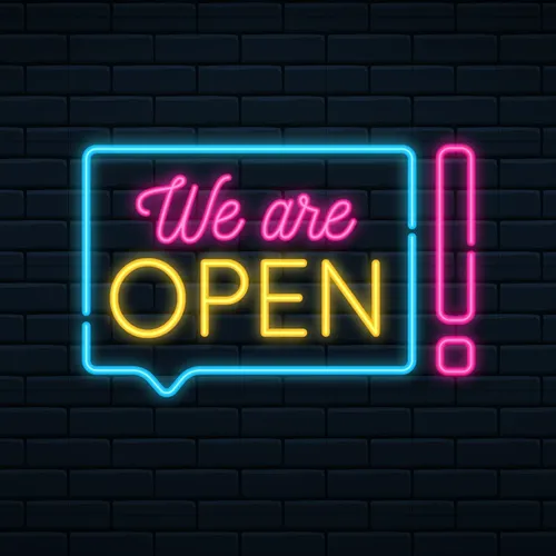 We Are Open Neon Sign - Imprint Now - CA