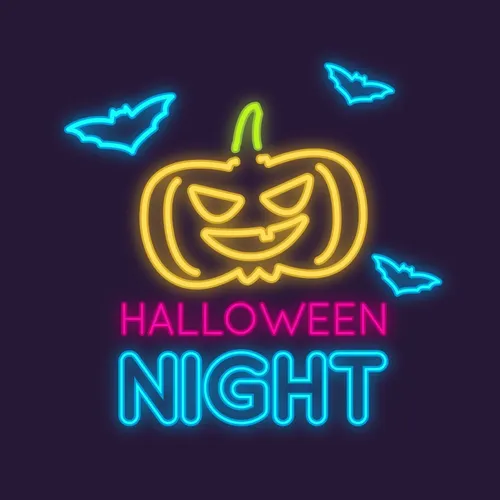 Pumpkin Halloween Night Neon Sign - Imprint Now - CA