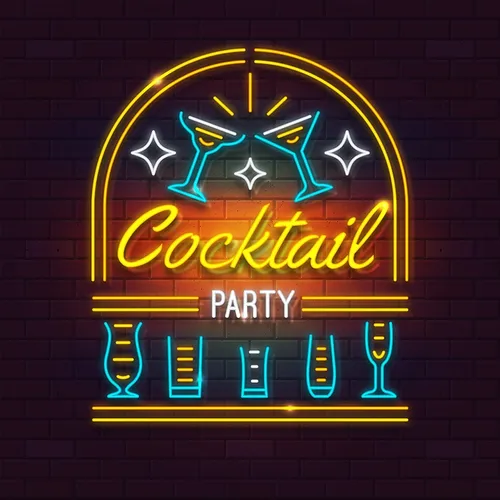 Cocktail Party Neon Sign - Imprint Now - CA