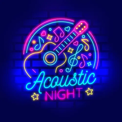 Acoustic Night Party Neon Sign - Imprint Now - CA