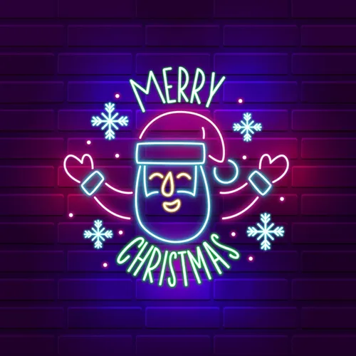 Santa Welcoming on Christmas Eve Neon Sign - Imprint Now - CA