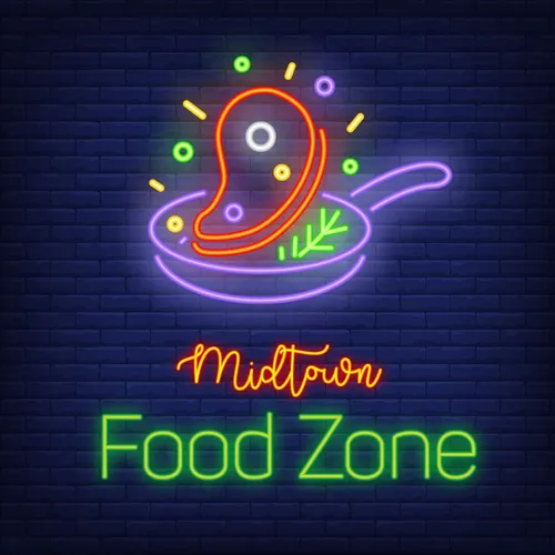 Midtown Food Zone Neon Sign - Imprint Now - CA