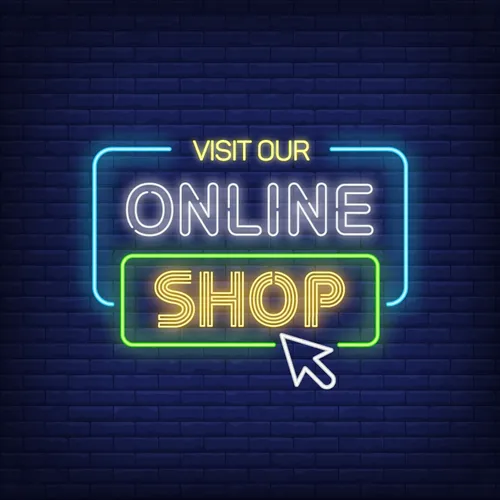 Online Shop Neon Sign - Imprint Now - CA