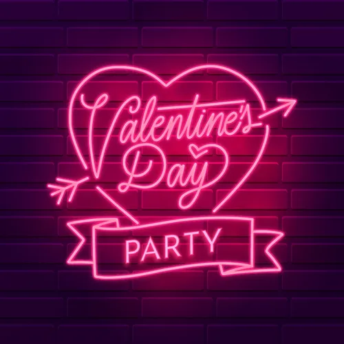 Valentines Day Party Neon Sign - Imprint Now - CA
