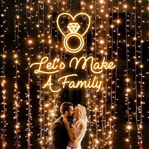 Let's Make A Family Neon Sign - Imprint Now - CA