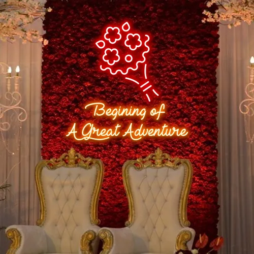 Beginning of a Great Adventure Neon Sign - Imprint Now - CA