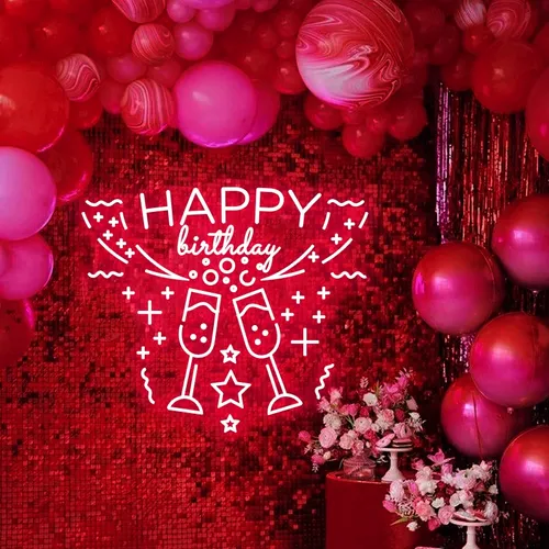 Birthday Cocktail Party Neon Sign - Imprint Now - CA