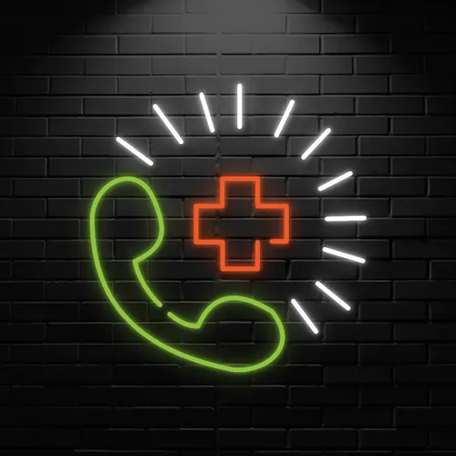 Emergency Call Neon Sign - Imprint Now - CA