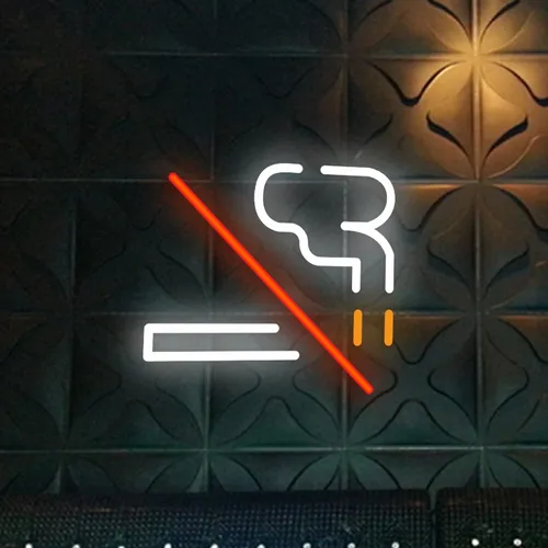 No Smoking Simple Neon Sign - Imprint Now - CA
