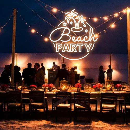 Beach Party Neon Sign - Imprint Now - CA
