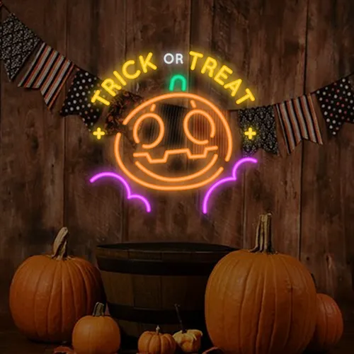 Trick or Treat Neon Sign - Imprint Now - CA