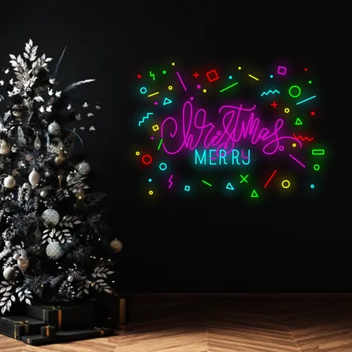Christmas Merry Neon Sign - Imprint Now - CA
