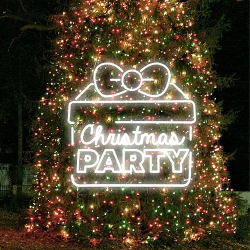 Christmas Party Gift Box Neon Sign - Imprint Now - CA