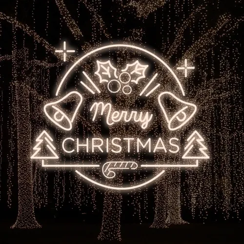 Merry Christmas Bell and Tree Neon Sign - Imprint Now - CA