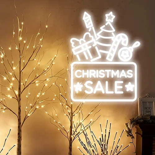 Christmas Sale Neon Sign - Imprint Now - CA